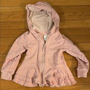 Little Sleepies Pink Ruffle Hoodie